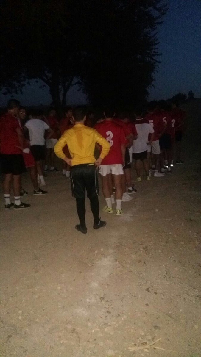 El juvenil de Jesús Orta Rosa se ha pues hoy en marcha, con el inicio de ellos TODOS nuestros equipos están ya de pretemporada