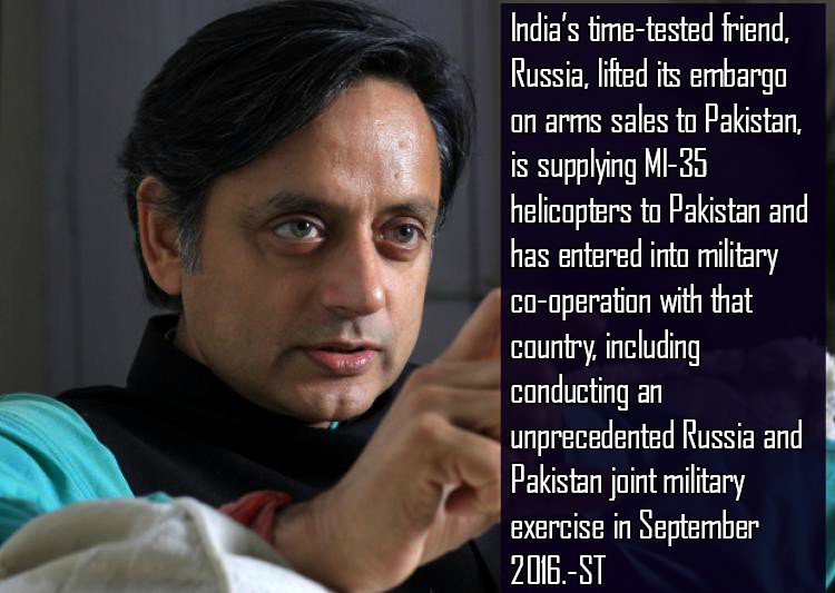 INCTharoorian's tweet image. India’s time-tested friend Russia lifted its embargo on arms sales to Pakistan for the first time

#ModiFailures