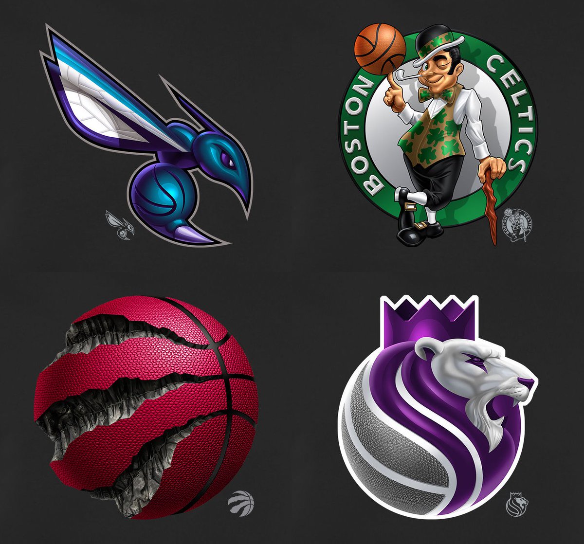 Conrad Burry Must See Some Amazing 3d Illustrations Of Nba Logos From The Fanatics Midnight Mascot Series Check The Rest T Co Vl5jtcvc T Co Azwlv3e8x8