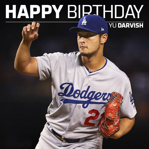 Everybody sing along...
Happy Birthday to YU.
Happy Birthday to YU.
Happy Birthday YU Darvish.
Happy Birthday to YU. 