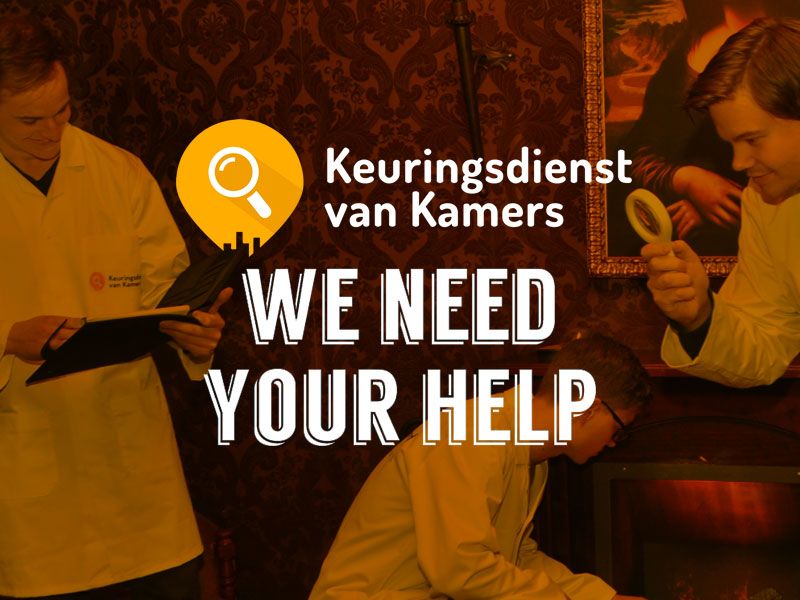 Keuringsdienst van Kamers: kom jij ons versterken? buff.ly/2w2LnnQ #escaperoom #reviews #rt