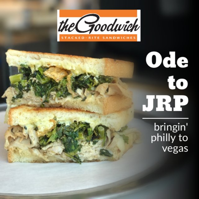 thegoodwich's tweet photo. Pig o'the Week inspired by John's Roast Pork from Philadelphia! #stackedrite #thegoodwich #dtlv #inspired https://t.co/fksWgl6sGF