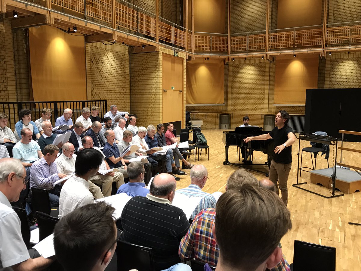 robinarwel's tweet photo. Fab final #Gurrelieder rehearsal for @CBSOChorus skeletal knights with @mattconducts. Ready for #sirsimonrattle tomorrow #prom46. Can't wait https://t.co/zbxNHK58W6
