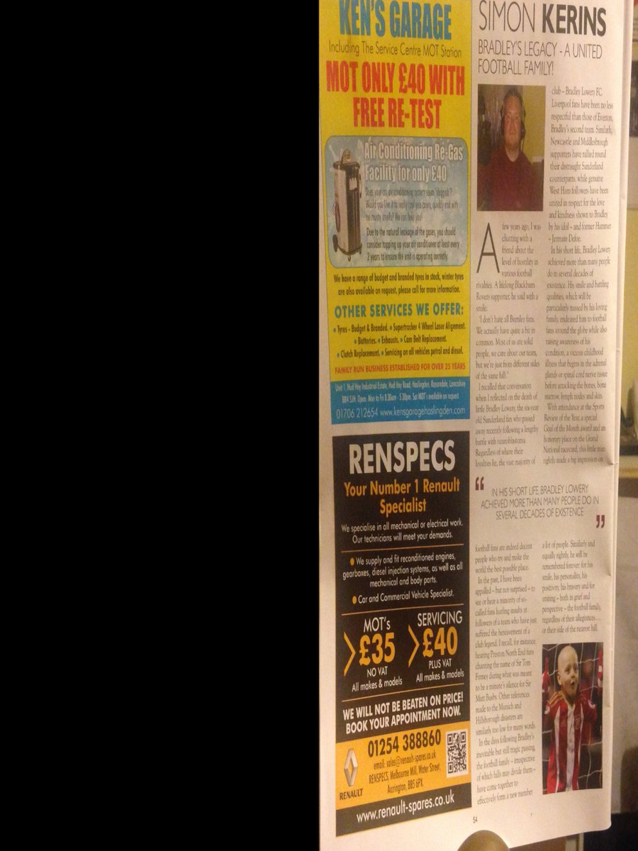 SKSportsCall's tweet photo. My column in the August / September issue of The Local Journal, the premier magazine covering Lancashire and Greater Manchester. https://t.co/43KGJ1QQ0Y