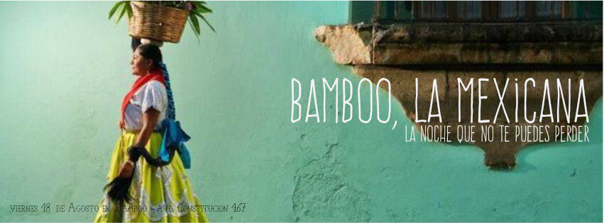 BamBoo_Torrejon's tweet photo. La mexicana llega a #Bamboo, la noche que no te querrás perder. Viernes 18 de Agosto, desde las 22h. #torrejon #terraza #viernes #fiesta https://t.co/CneR30WGC7