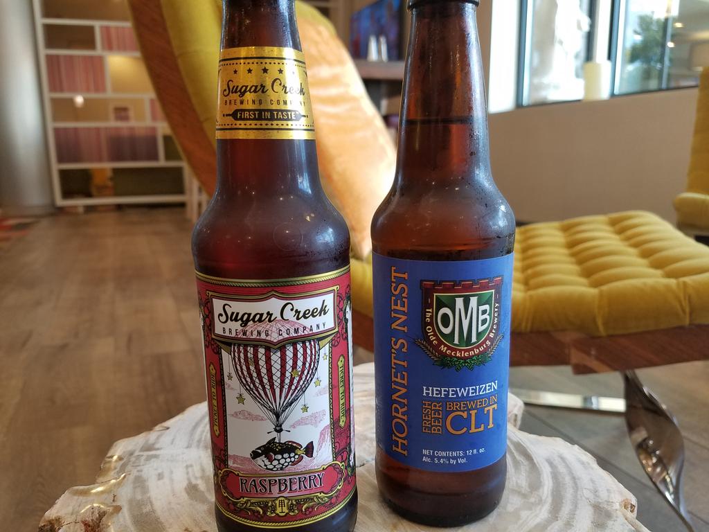 QTavern's tweet photo. Local Love! Come get one! (Or both!) #HumpDay #drinklocal #cltbeer  @sugarcreekbrew @oldemeckbrew https://t.co/VzKfMkPNgl