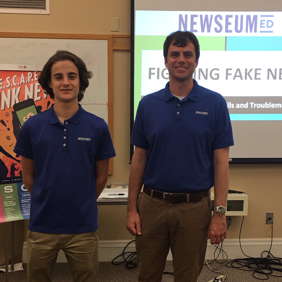 bam1212's tweet photo. .@NewseumED teaching Fighting Fake News at Chautauqua Institution. #Chq2017 https://t.co/tPb9X4WUFr