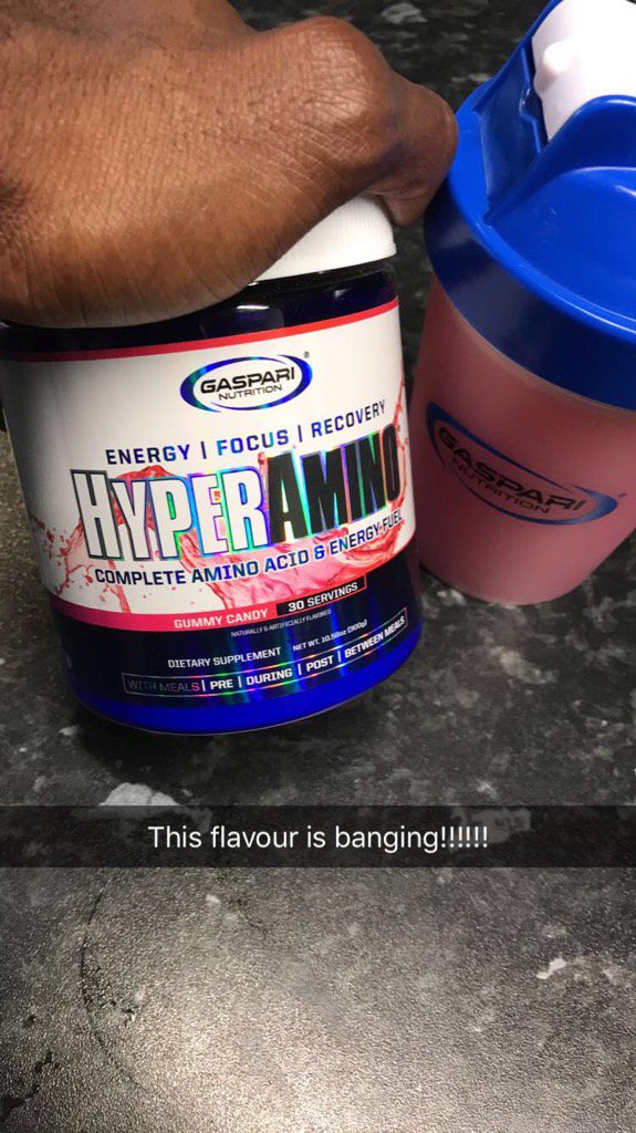 <a href="/GaspariUK/">Gaspari Nutrition UK</a> <a href="/TeamGaspari/">Gaspari Nutrition</a> 😍😍😍😍😍 this flavour is the ONE!😋😋😋😋😋 #Hyperamino