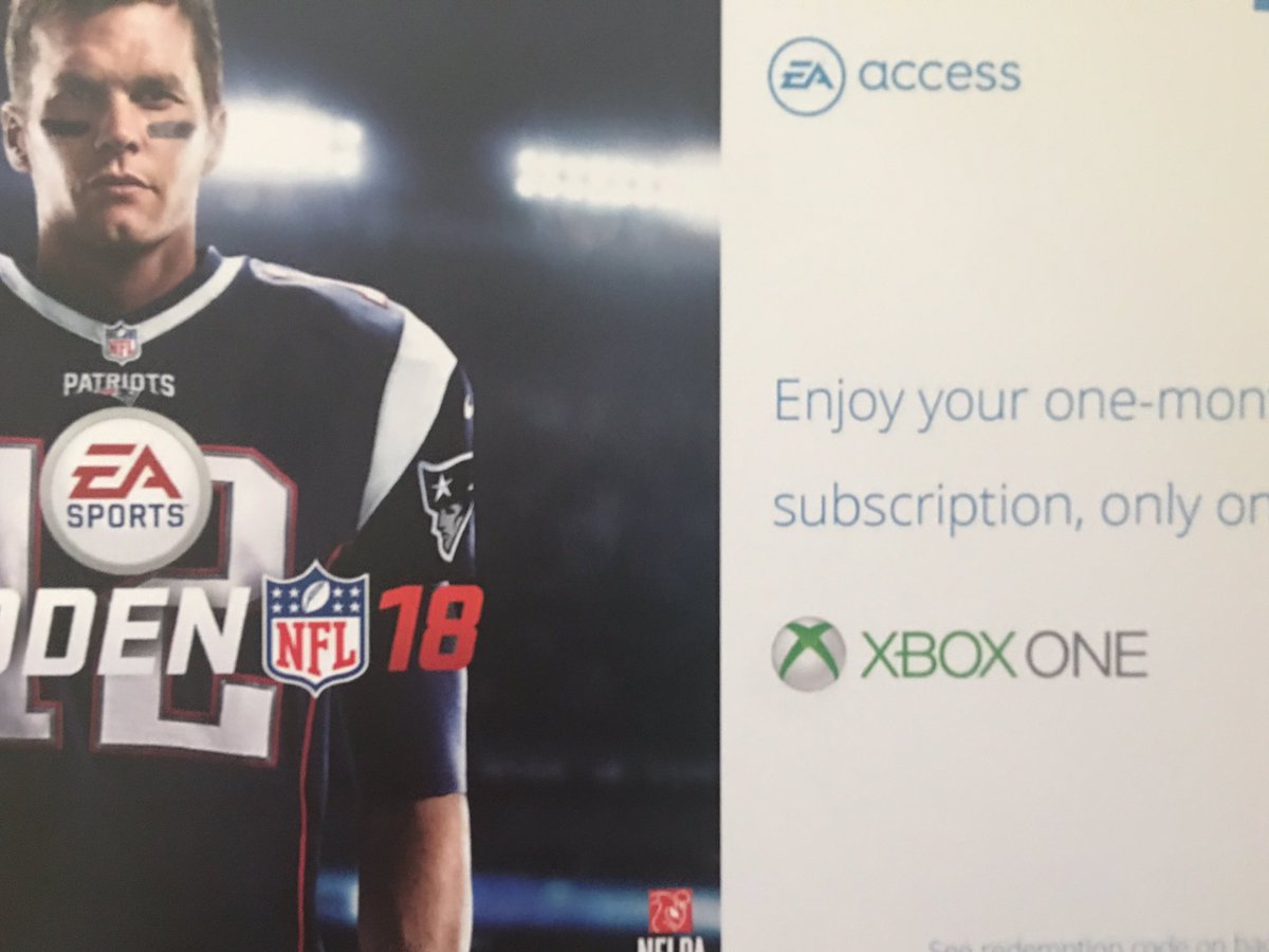 RETWEET for a chance to win a one month trial subscription to @EAAccess  and play <a href="/EAMaddenNFL/">Madden NFL 26</a> NOW! Only on <a href="/Xbox/">Xbox</a> #Madden18 #Xbox #EA