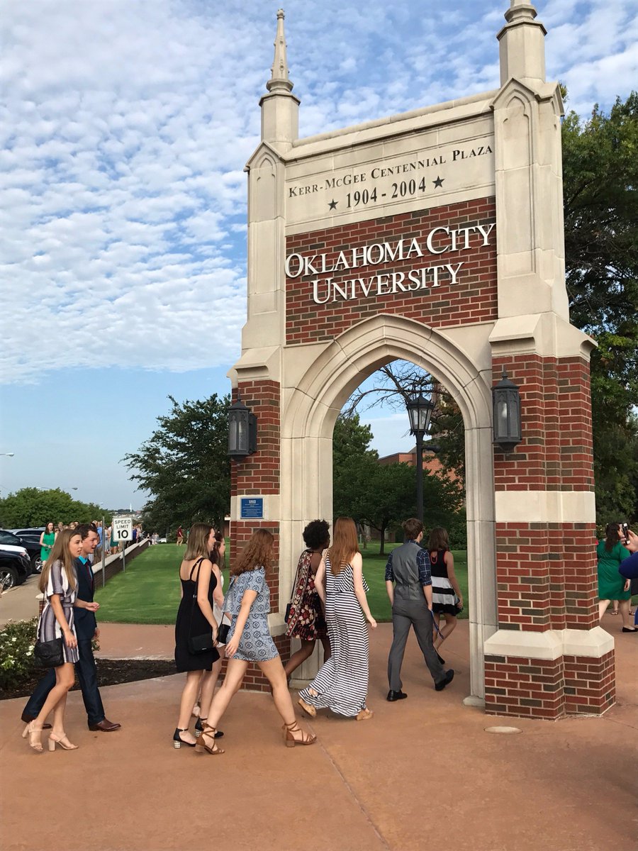 OKCU's tweet photo. The Class of 2021 kicked off the new school year with a matriculation ceremony this morning. https://t.co/V19zij4Umi