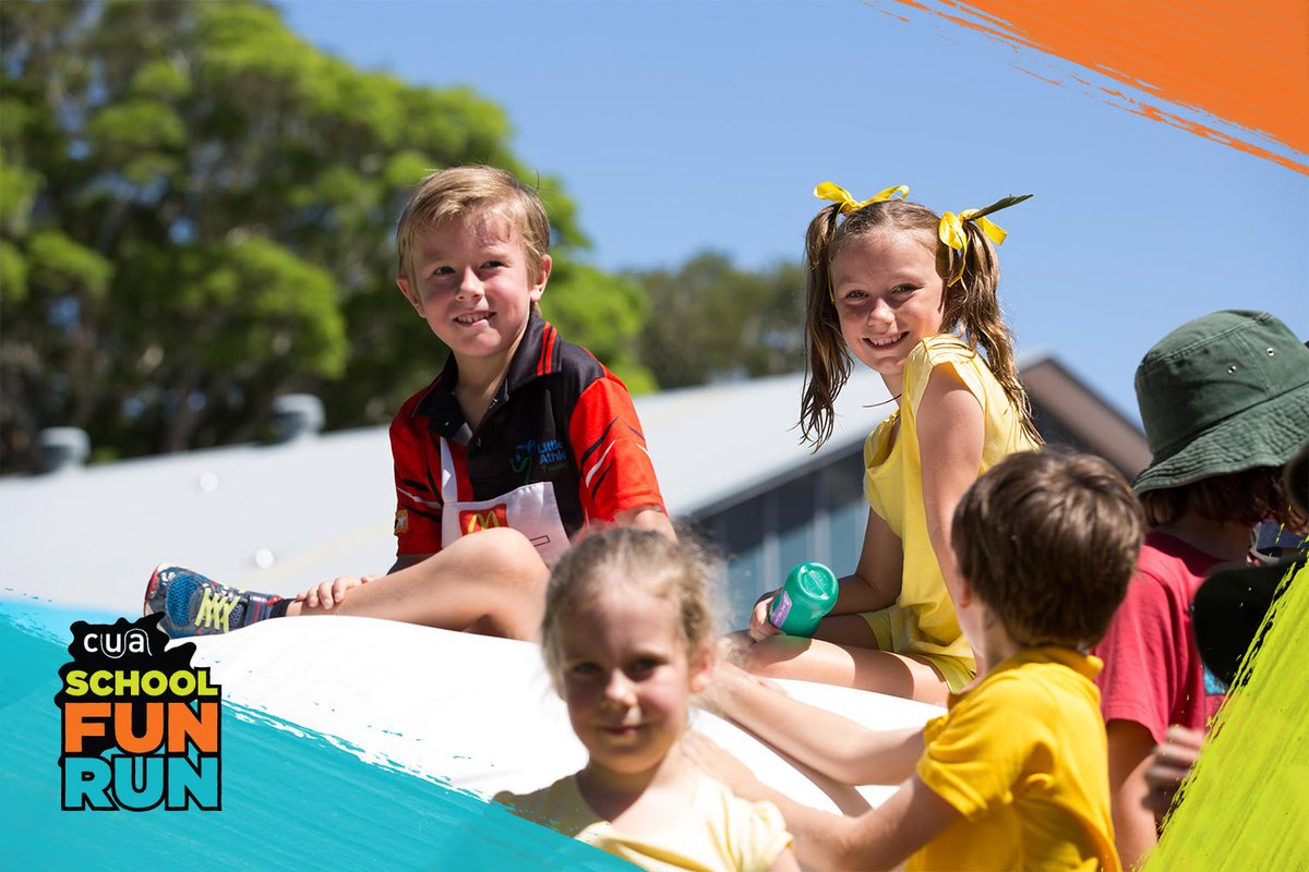 The sun is shining for today's Surfers Paradise State School CUA School Fun-Run Community Day! #SCHOOLFUNRUN #CUACOMMUNITY