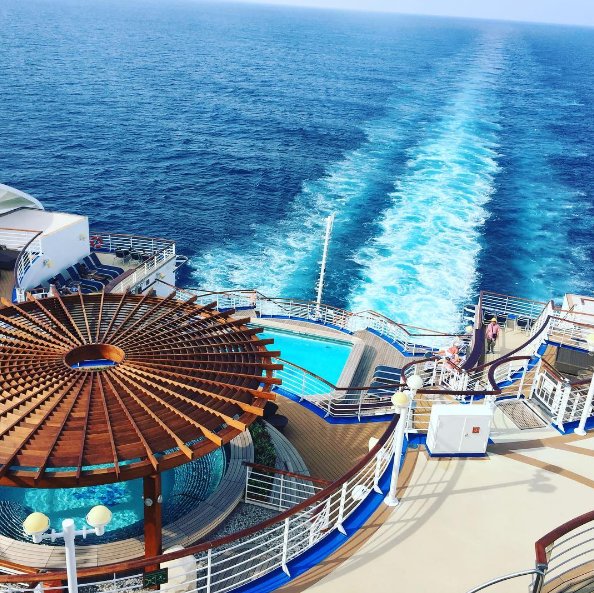 PrincessCruises's tweet photo. Wake behind you. Adventures ahead. 
📷: https://t.co/bBxBfeh2HN #ComeBackNew https://t.co/LoTZ4Gy11T