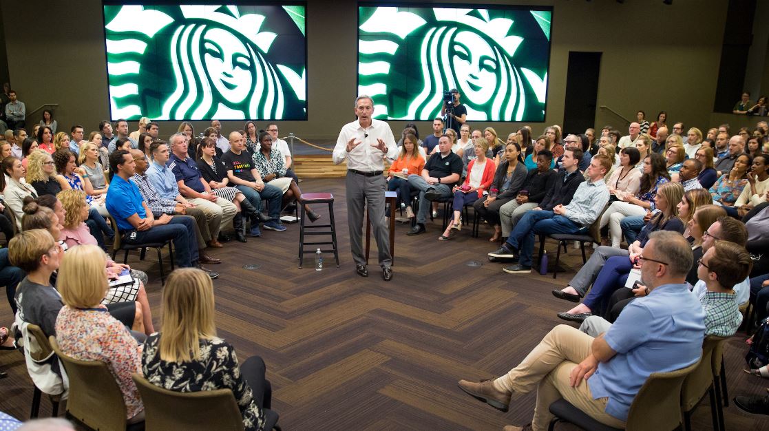 ‘Hate has no home here’: #Starbucks’ Schultz fights back against racism sbux.co/2vK04JJ