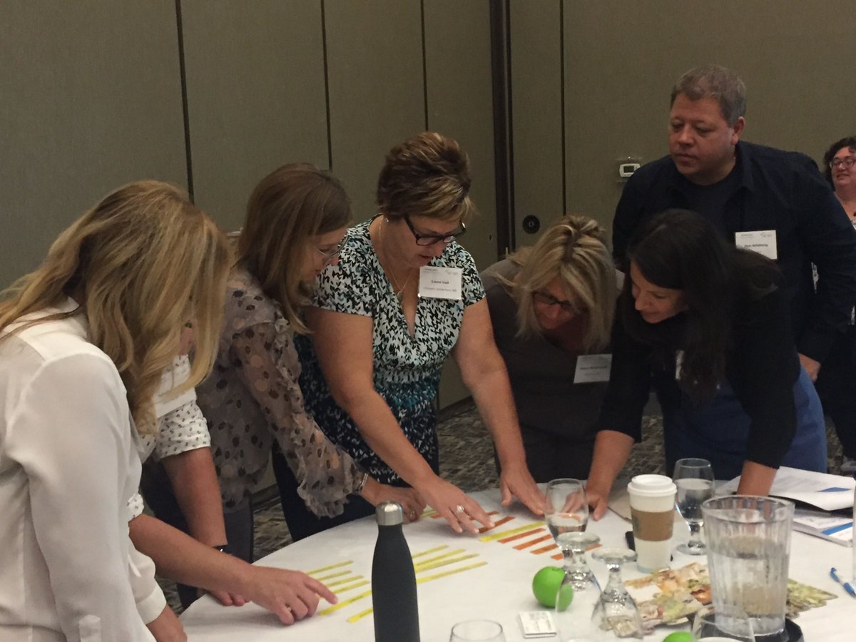 Another great day of #mhccSPARK training: SPARKies working on a #knowledge transfer matching activity &amp; puzzling out stakeholder engagement.