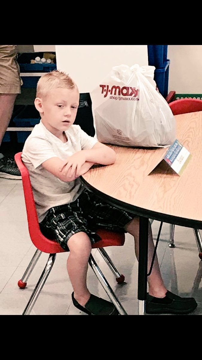 Tanad85's tweet photo. And just like that, we have a kindergartner and a PreK3! #CJB #CarterB #CamBam https://t.co/t3dPEzmgNh