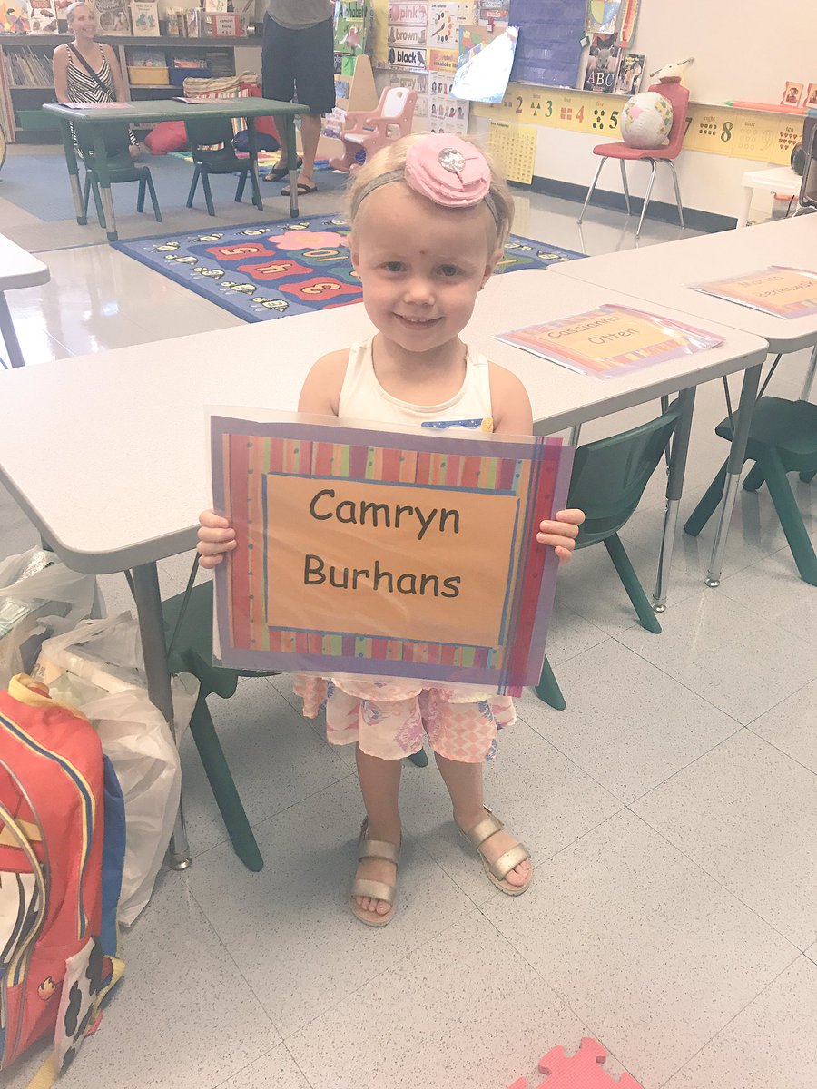 Tanad85's tweet photo. And just like that, we have a kindergartner and a PreK3! #CJB #CarterB #CamBam https://t.co/t3dPEzmgNh