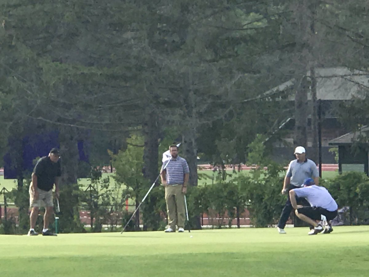 TaconicGolfClub's tweet photo. Club President Matt Sheehy playing with Club Pro Josh Hillman in the 2017 Taconic Invitational Pro-Am Tournament today. https://t.co/NVl5htfiIL