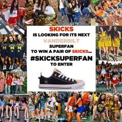 VandyGear's tweet photo. @SKICKSsneakers is looking for its next Vandy super fan! For a chance to win a pair of skicks, #skicksuperfan to enter! https://t.co/V9wfxc55nE
