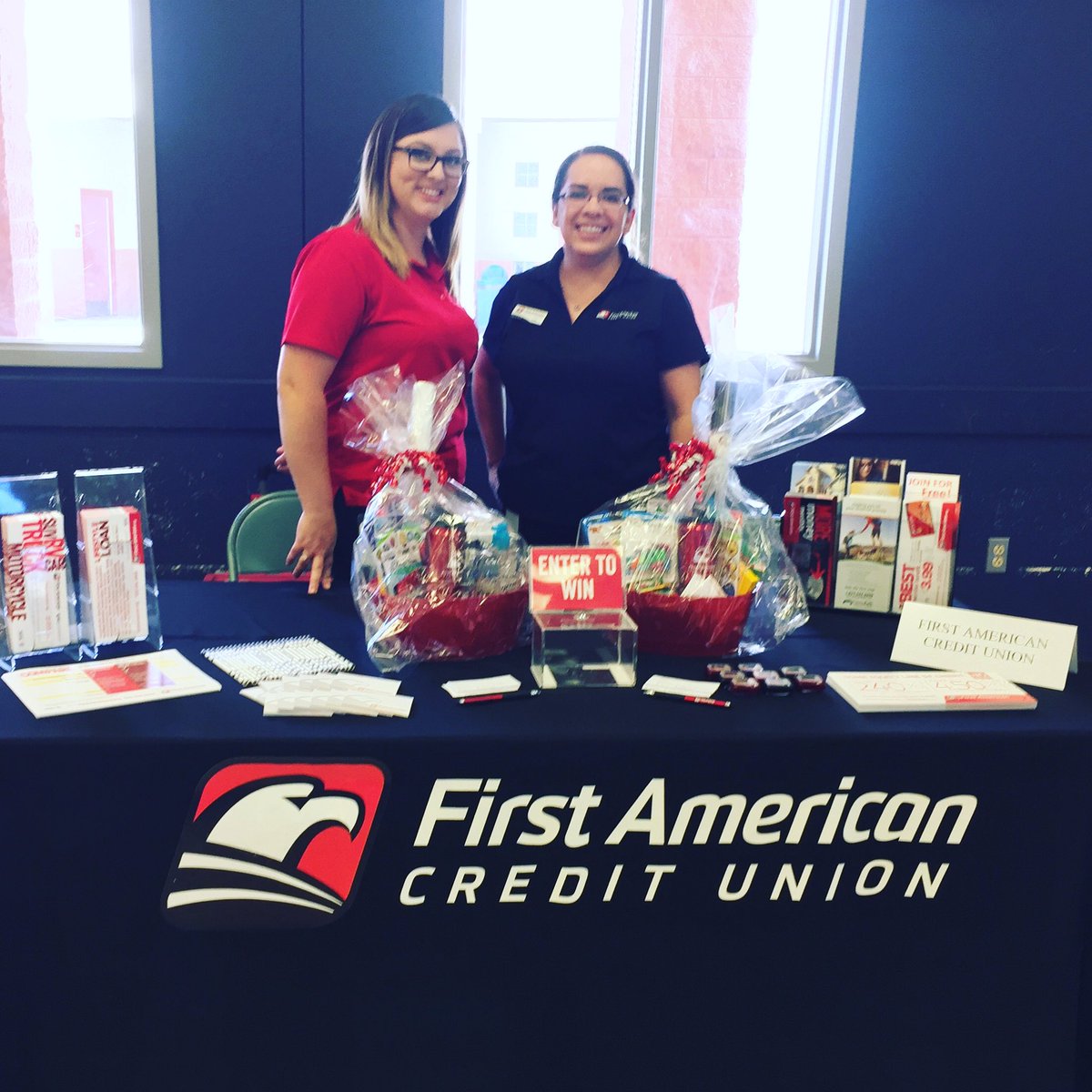 FirstAmericanCU's tweet photo. Thanks for having us @CGESD4 #communityshowcase #backtoschool #fun #firstamericancu https://t.co/gHkL0ALBHU