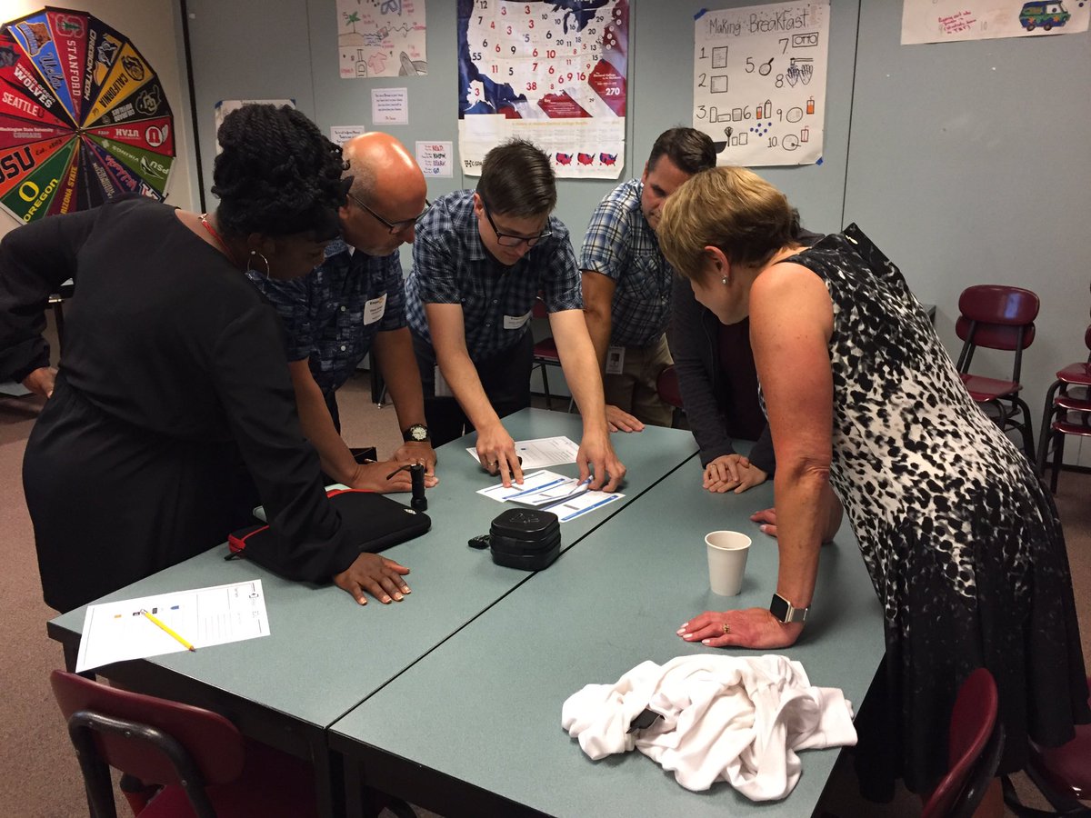hoxiery's tweet image. Team building and character development at the @BeavertonSD Admin Institute with @breakoutEDU #bsd1thing #bsdfutureready