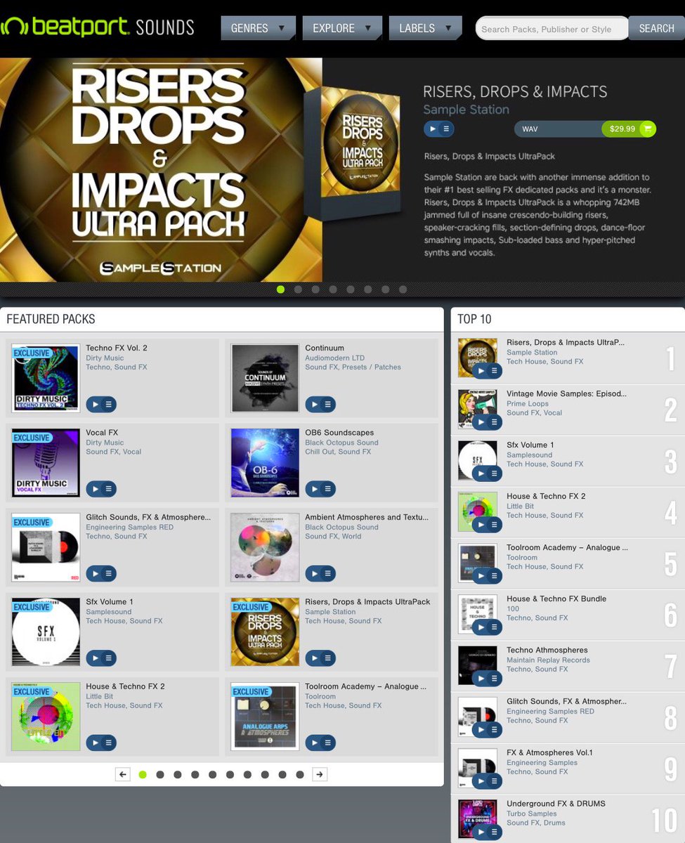 Sample_Station's tweet image. #1 at @beatport Sounds chart. FX for music producers Grab it here - ow.ly/GTCV30esScB
