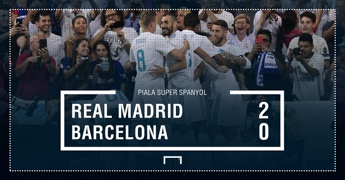Full Time! Real Madrid Raih Piala Super Spanyol! | LIVE bit.ly/2wgnpVB #MatchdayGoal