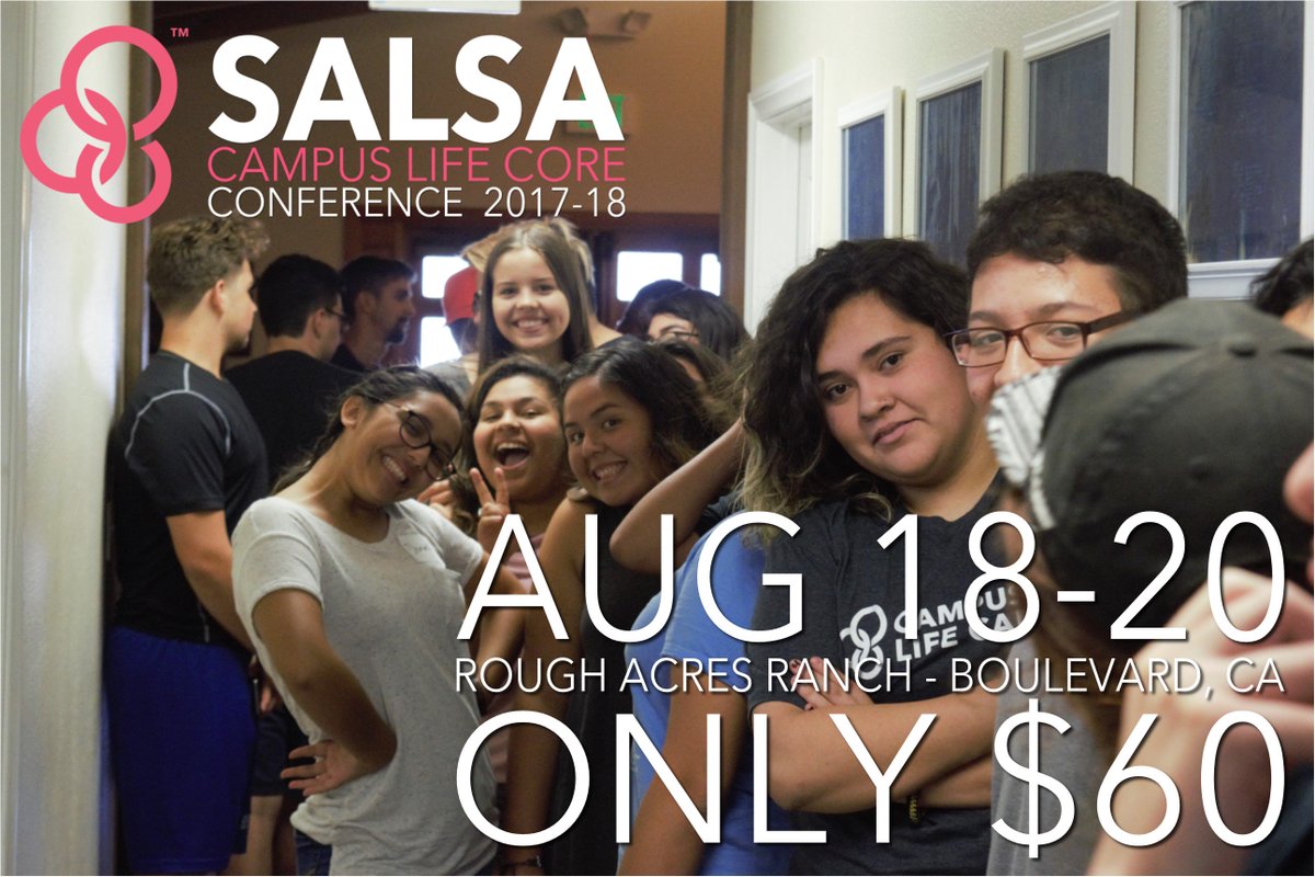 IVCampusLife's tweet photo. Hey Students, there's still time to register for #SALSA2017 Student Leadership Conference this weekend! Only $60 & it's going to be amazing! https://t.co/tpQVB5H353