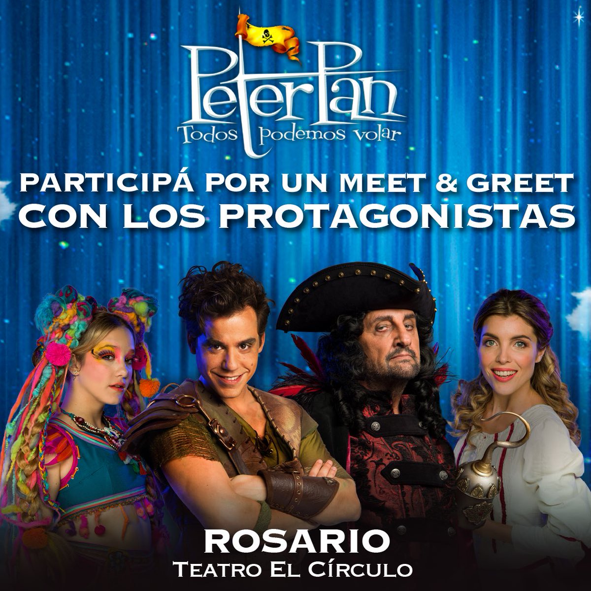 PeterPanElShow's tweet photo. PARTICIPÁ POR UN M&amp;G PARA FESTEJAR EL #DiaDelNiño 
👉🏻Envianos una foto de tus entradas la función del Dom 20/8 15 y 18h #TodosPodemosVolar 💫 https://t.co/EK7upeqOCi