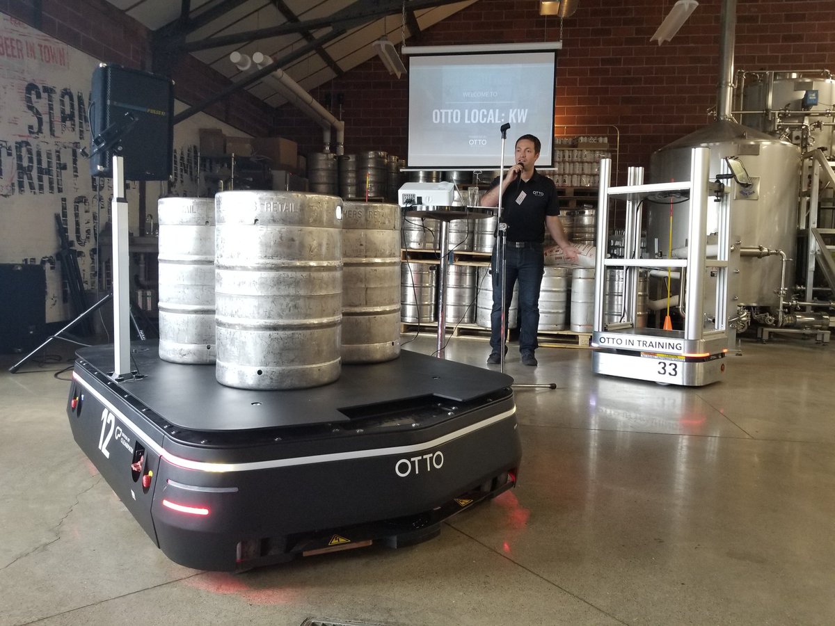beretta's tweet image. Thanks to #ClearpathRobotics and the kind folks at #OTTO motors for hosting advanced manufacturers in Kitchener at #Descendents