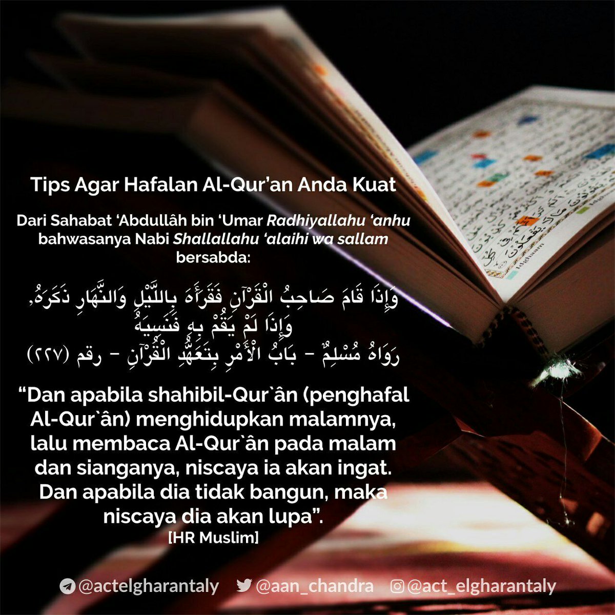 Sampaikanlah Dariku Walau Satu Ayat Sur Twitter Tips Agar Hafalan Al Qur An Anda Kuat