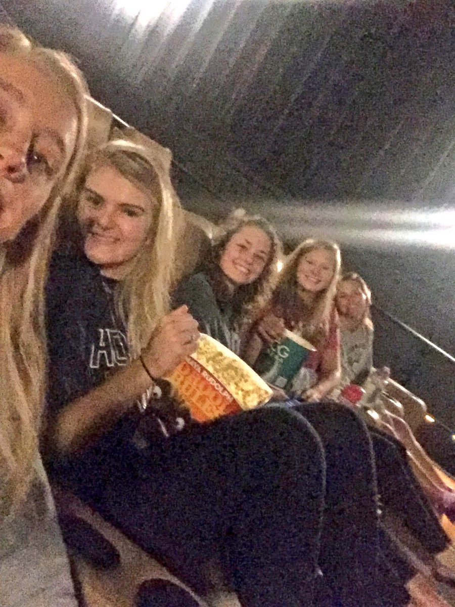 WingateVB's tweet photo. The brave few of WUVB take on Annabelle 2 in theatres while others see Girls' Trip #teamdivided https://t.co/f8MrGJpZFk