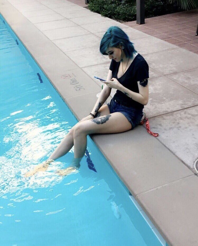 "I'm only /slightly/ afraid of water."