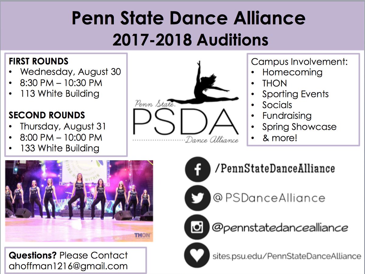 Audition dates are here! Come try out to join a team of fun and dedicated dancers!