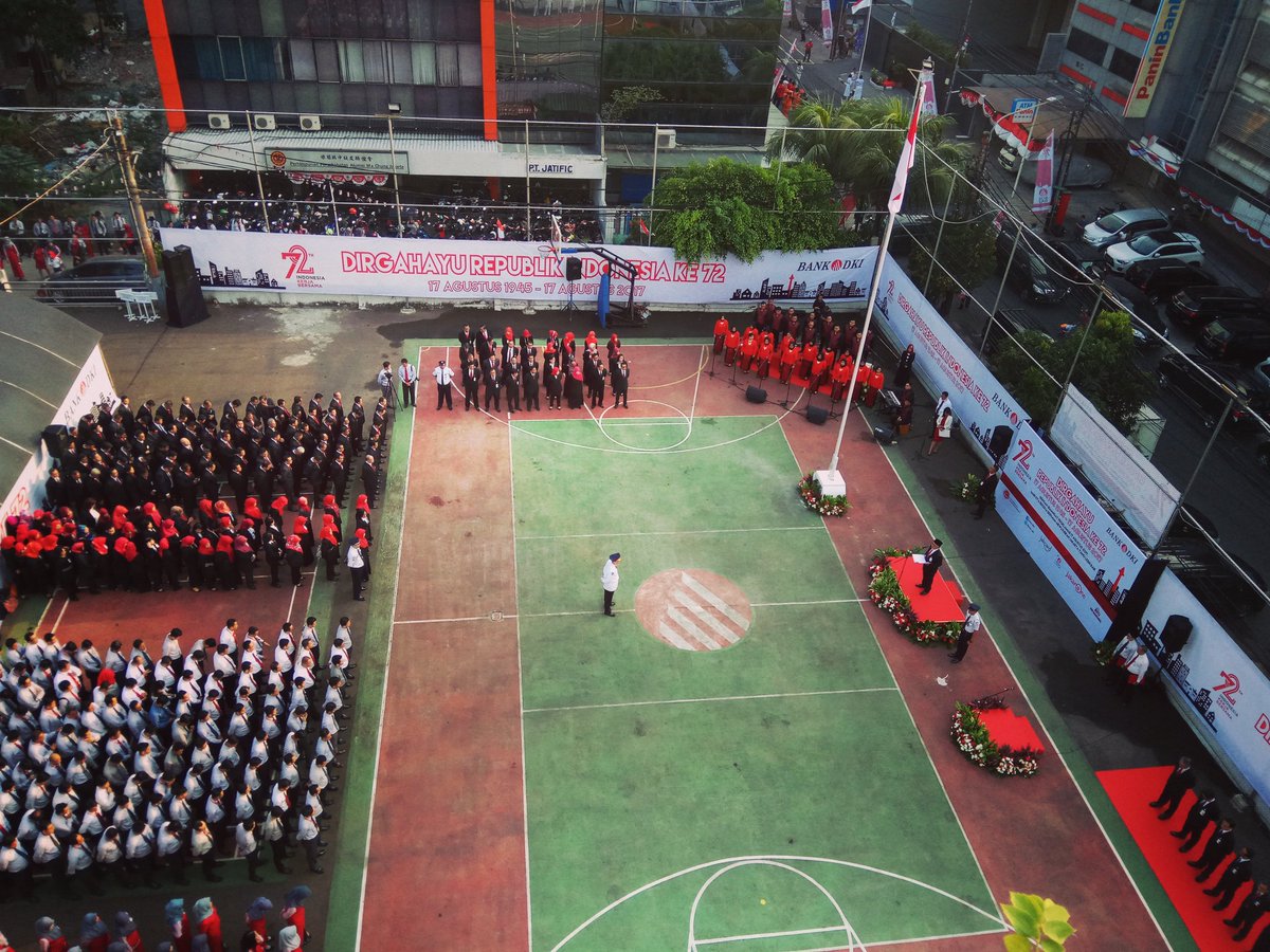 Bank Dki On Twitter Upacara Hutri72 Di Bank Dki Juanda Iii Jakarta Pusat