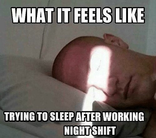Calling all our Midnight shift guys - can you relate? 😂 #backtheblue #police #nightwalkers