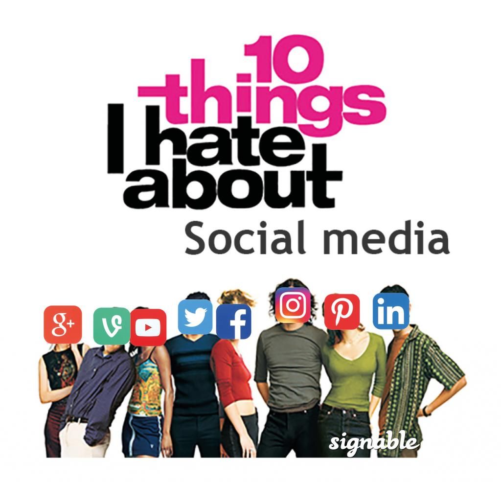 tweetsfromssm's tweet photo. 10 things I hate about #SocialMedia - tips from Signable's Content Queen on what to avoid in your social #marketing:
https://t.co/aRhpm3L0WW https://t.co/V0DgQTaXoZ