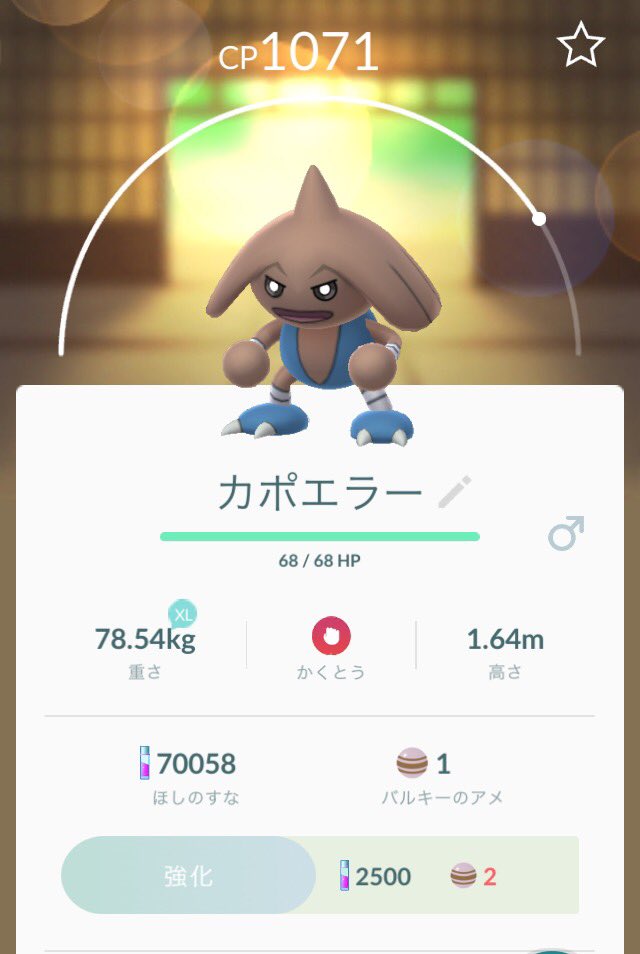 山田安里 っしゃあ カポエラーげっと O ポケモンgo カポエラー