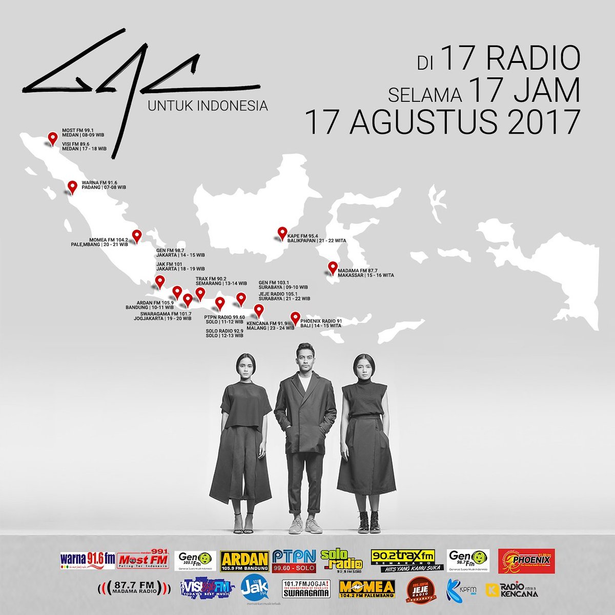 Pemutaran serentak #UntukIndonesia #GACUntukIndonesia <a href="/GAC_music/">Gamaliél Audrey Cantika</a> memberikan semangat anak Indonesia melalui #UntukIndonesia nonstop!