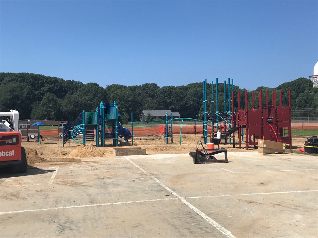 Its fun to watch the daily progress of the new playground!