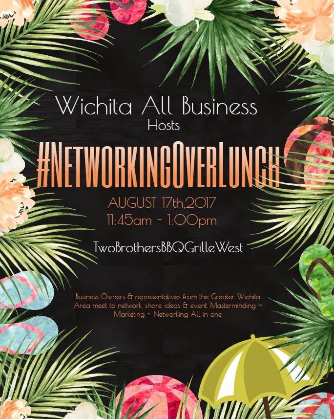 WichitaAllBiz's tweet image. #NetworkingOverLunch hosted by #WichitaAlllBusiness #Oftencopiedneverduplicated Join us. Let's network!  bit.ly/2vga3Ie