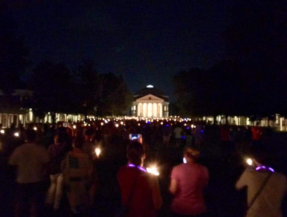RimweLLC's tweet photo. #Charlottesville taking back the night #resist #NoH8 #NotManySides #NotInOurTown #UVA #VA #DefendCVille #localnews #CVille #BlackLivesMatter https://t.co/xVJ6M1Mec0