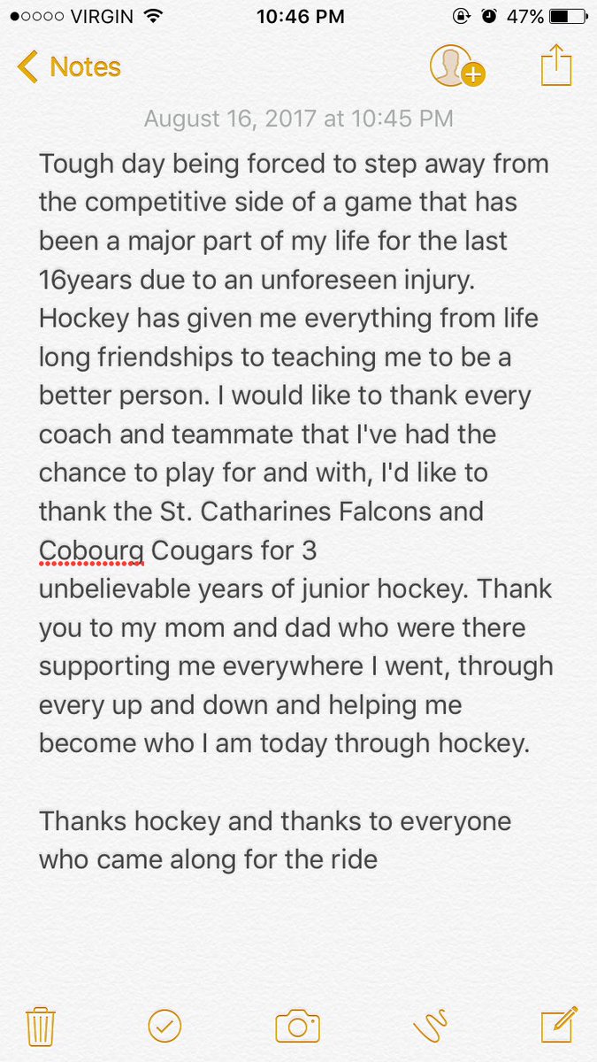 PMacDonald97's tweet photo. @StCathFalcons @CougarsHockey https://t.co/isGHCRO0fj