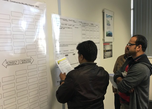 CTPMAustralasia's tweet photo. Attendee groups working 📝 through a workplace problem at today's Frontline Problem Solving #RootCauseAnalysis workshop at @ScottSafetyANZ 😀 https://t.co/JuLVw2Q7tF