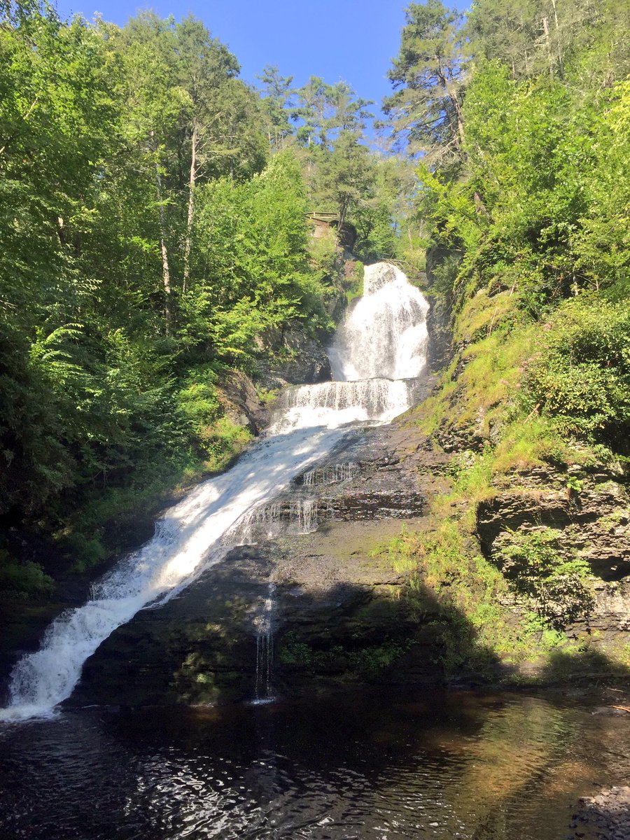 KarinMallett's tweet photo. Just gorgeous. #DingmansFalls @DelWaterGapNPS thanks for today's #OneTankTrip. We climbed to the top! #waterfalls #prettyinPA #nature https://t.co/PF4IhG6qM6