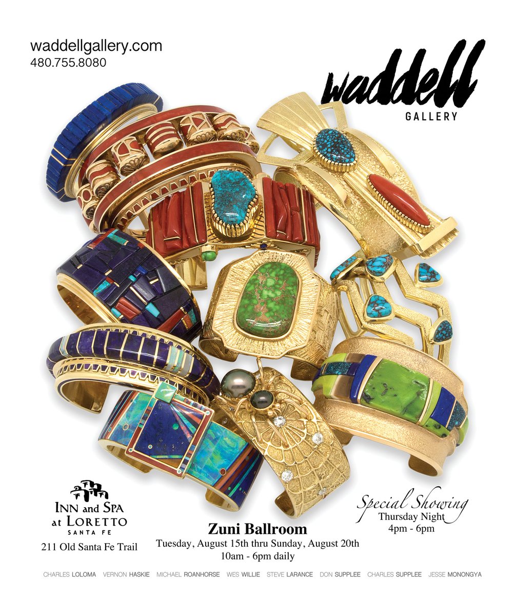 RoanhorseArt's tweet image. Join us at the Special Opening! We hope to see you, tomorrow, from 4pm - 6pm at the Inn and Spa at Loretto. #jewelry #specialopening