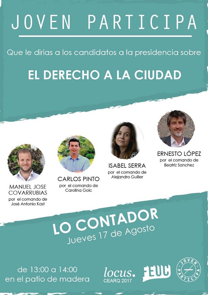 CEARQ's tweet photo. INVITACIÓN junto con la @Feuc extendemos la invitación al foro: El Derecho a la Ciudad, en el marco del ciclo: Joven Participa. Nos vemos https://t.co/9rui1rxi5J