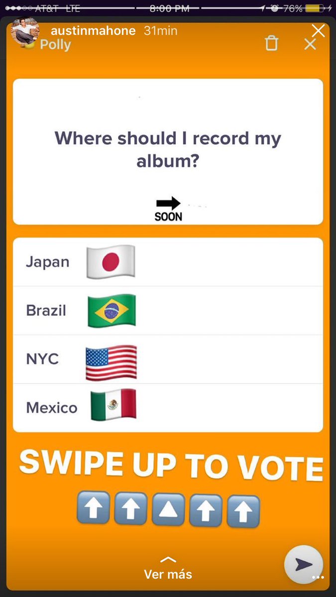 OfficialMexAM's tweet photo. "¿Donde debería grabar mi álbum?"  Austin vía IG stories, voten por México aquí https://t.co/oBKVNNodTM ❤️-MC https://t.co/K1ORXZWmZ1