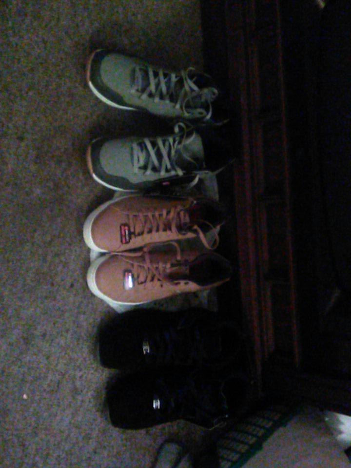 over_dean's tweet photo. What ones should I where on the first day of school the tan ones have memory foam https://t.co/idOn0HMf6x
