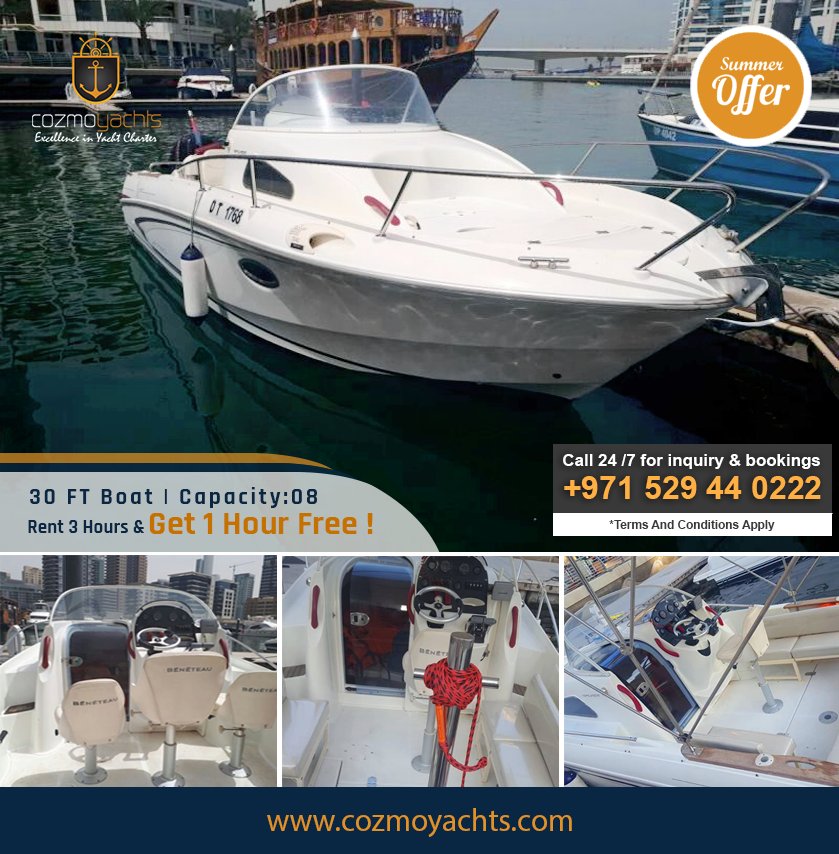 cozmo yachts on twitter 𝟑 𝐇𝐨𝐮𝐫𝐬 𝐚𝐧𝐝 𝐆𝐞𝐭 𝟏 𝐇𝐨𝐮𝐫