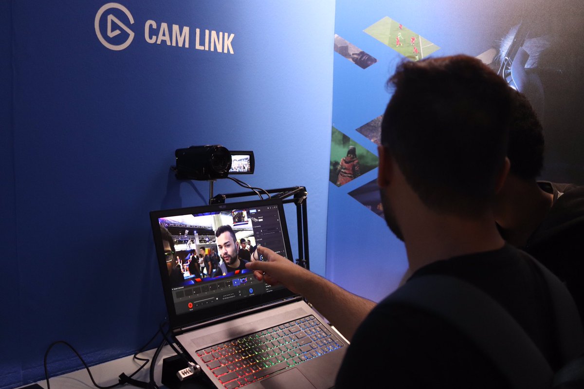 Elgato Check Out This Sweet Dual Cam Link Setup At The Elgato Gaming Booth At Gamescom17